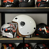 Дитячий шолом відкритий для мотоцикла, квадроцикла, самоката, велосипеда, фото 2