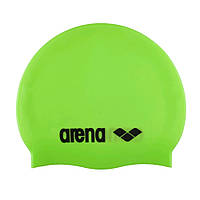 Шапка для плавання Arena CLASSIC SILICONE зелений Уні OSFM original Акція Знижка