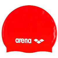 Шапка для плавання Arena CLASSIC SILICONE червоний Уні OSFM original Акція Знижка