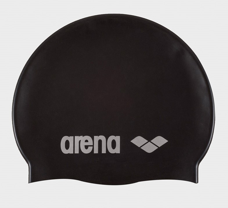 Шапка для плавання Arena CLASSIC SILICONE чорний Уні OSFM original Акція Знижка