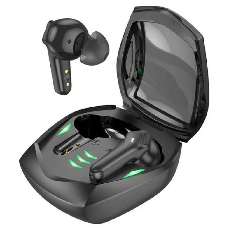 Бездротові ігрові Bluetooth навушники Hoco EW28 із шумозаглушенням і мікрофоном вакуумні навушники чорні