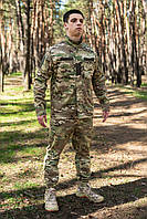 Форма полевая тактическая мультикам всу рип-стоп вафелька военная униформа боевой костюм multicam камуфляж