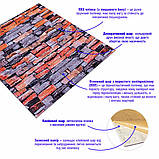 Декоративна 3D панель самоклейка під цеглу Катеринославський піщаник 700х770х6мм (045) SW-00000044, фото 2