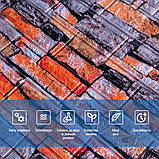 Декоративна 3D панель самоклейка під цеглу Катеринославський піщаник 700х770х6мм (045) SW-00000044, фото 4