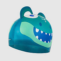 Шапка для плавання Speedo CROC PRT CHARACTER CAP IU зелений Діт OSFM original Акція Знижка
