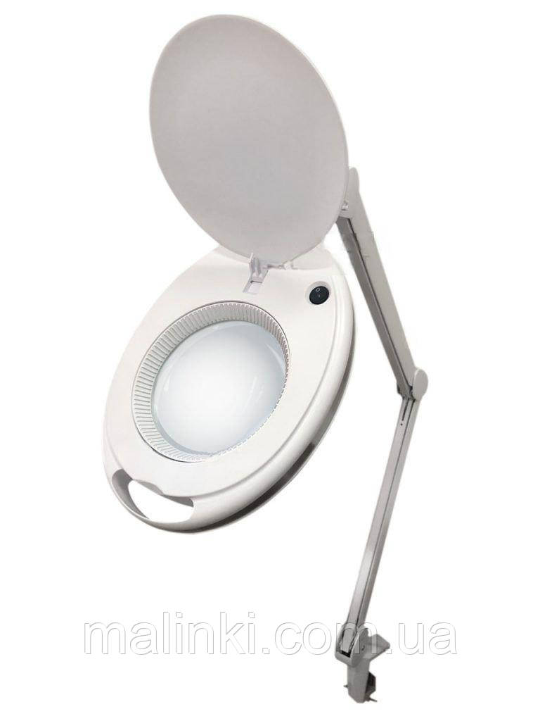 Збільшувальна лампа-лупа CQ-6027К LED - 3 діоптрії-12W