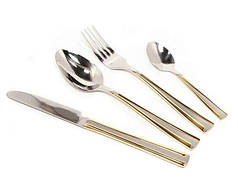 Набір столових приладів Bachmayer BM-2453 з 24 предметів у подарунковому пакуванні на 6 персон ложки, виделки (вилки), ножі