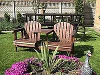 Скамья для сада. Кресло деревянное. Лавка садовая из дерева. Мебель для сада, тур баз, ресторанов. ОПТ! ПОД