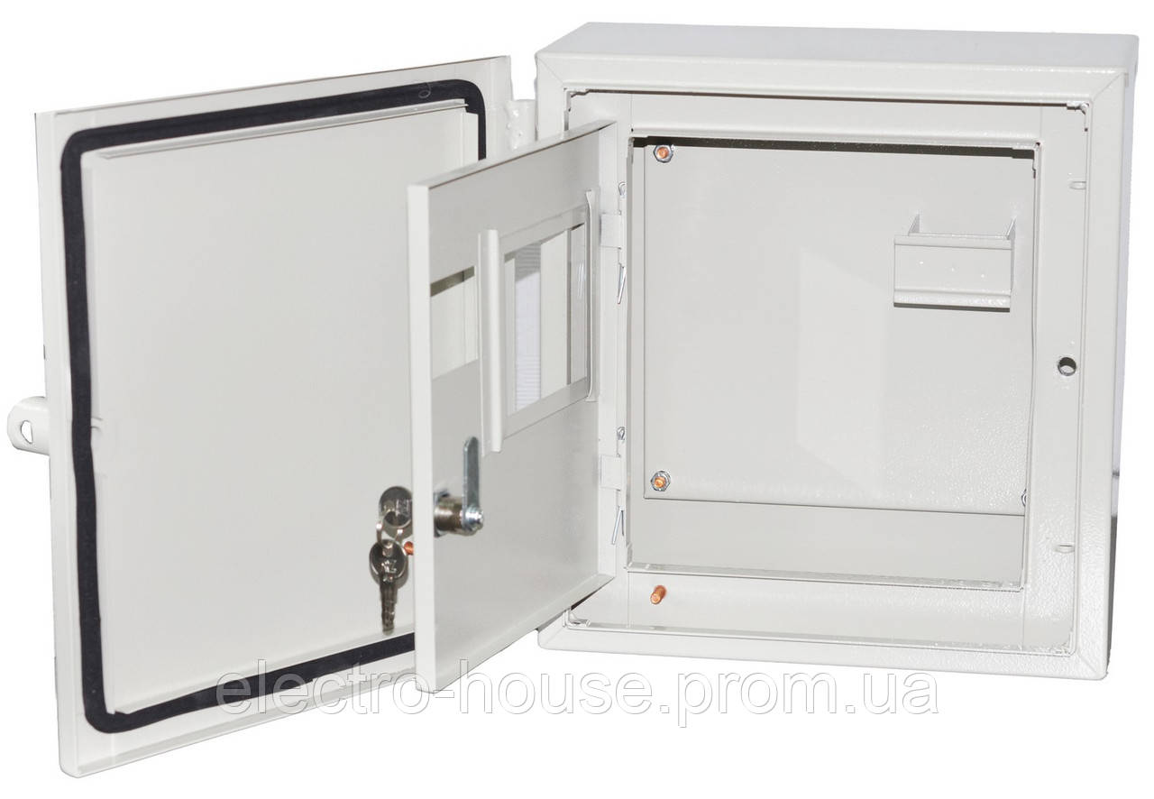 Щит уличный антивандальный, двухдверный Аконит ЩРА 1-3 для 1-фазного ...