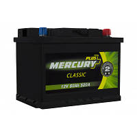 Аккумулятор автомобильный MERCURY battery CLASSIC Plus 60Ah P47295 YTR