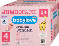 Подгузники Babylove Германия 4 (8-14кг) 84шт