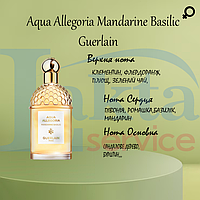 Парфюмерные масла- концентрат Aqua Allegoria Mandarine Basilic Guerlain