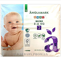 Подгузники Anglamark baby Швеция 2 (3-6кг) 84шт
