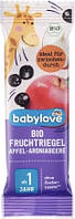 Батончик органічний злаково-фруктовий Babylove, яблуко-чорноплідна горобина, 25гр