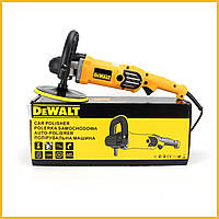 Полировальная шлифмашина DeWalt DWP 849X (1250 Вт, 3500 об/мин) Шлифмашина с регулятором оборотов Деволт TC