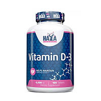 Витамины и минералы Haya Labs Vitamin D3 4000 IU, 100 таблеток DS