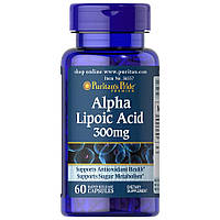 Натуральная добавка Puritan's Pride Alpha Lipoic Acid 300 mg, 60 капсул DS