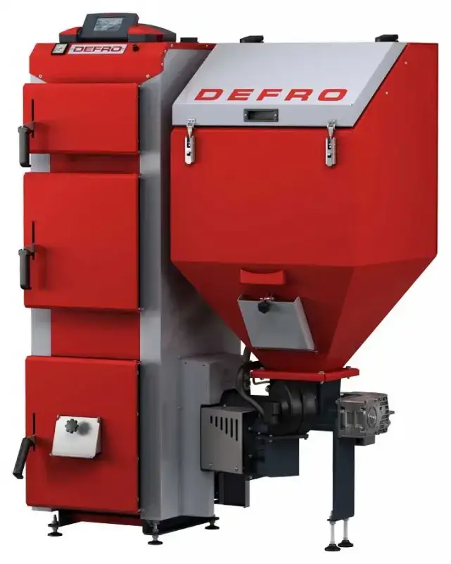 Котел твердопаливний Defro Duo Uni 50 кВт пелетний