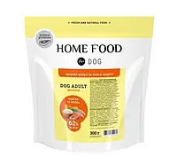 Корм для собак средних пород Home Food с индейкой и лососем 0,3кг