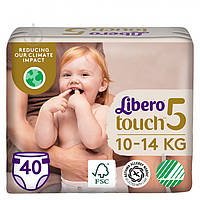 Подгузники Libero touch Швеция 5 (10-14кг) 40шт
