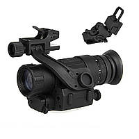 Тактический монокуляр ночного видения ПНВ Night Vision PVS-14 + адаптер на шлем L4G24