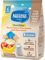 Молочно-рисово-кукурузная каша Nestle яблоко/банан/абрикос для детей с 9 месяцев, 230 г