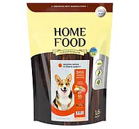 Корм для собак средних пород Home Food с индейкой и лососем 1,6кг