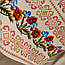 Скатертина для обіднього / кухонного столу - 100% бавовна, рогожка, квіти України / (220см * 150см), фото 10
