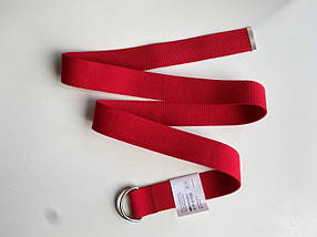 Ремінь від бренда SOX бавовняний червоного кольору