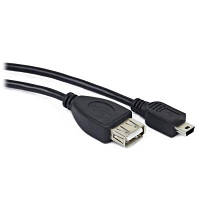 Переходник OTG USB 2.0 AF to Mini 5P 0.5m PowerPlant KD00AS1235 YTR