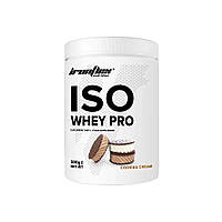 Протеин IronFlex Iso Whey Pro, 500 грамм Печенье крем DS