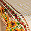 Скатертина для обіднього / кухонного столу - 100% бавовна, рогожка, соняшники / (220см * 150см), фото 4