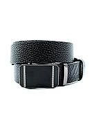 Чоловічий шкіряний ремінь автомат 3,8 см х 105-120 см Weatro, фото 4