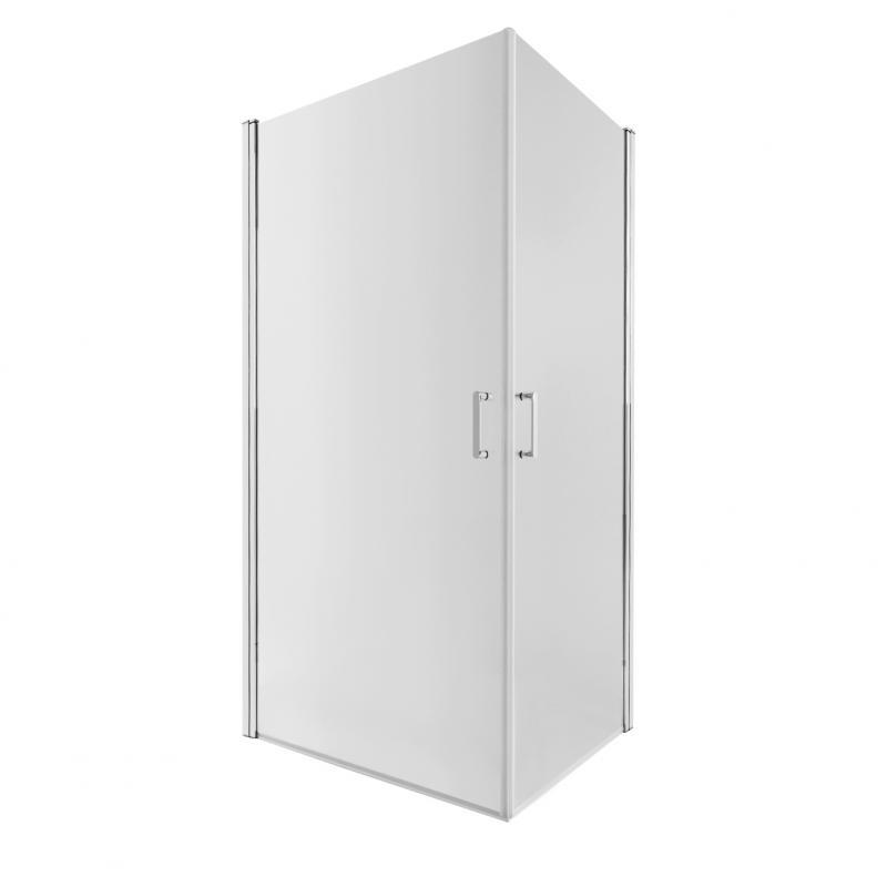 Душова кабіна Qtap Gemini CRM1099SC6 90х90х190 см без піддону квадратна скло прозоре CalcLess