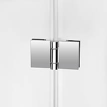 Душова кабіна Qtap CAPRICORN CRM1099SC6 90х90х190 см без піддону хром скло Clear 6 мм CalcLess, фото 5