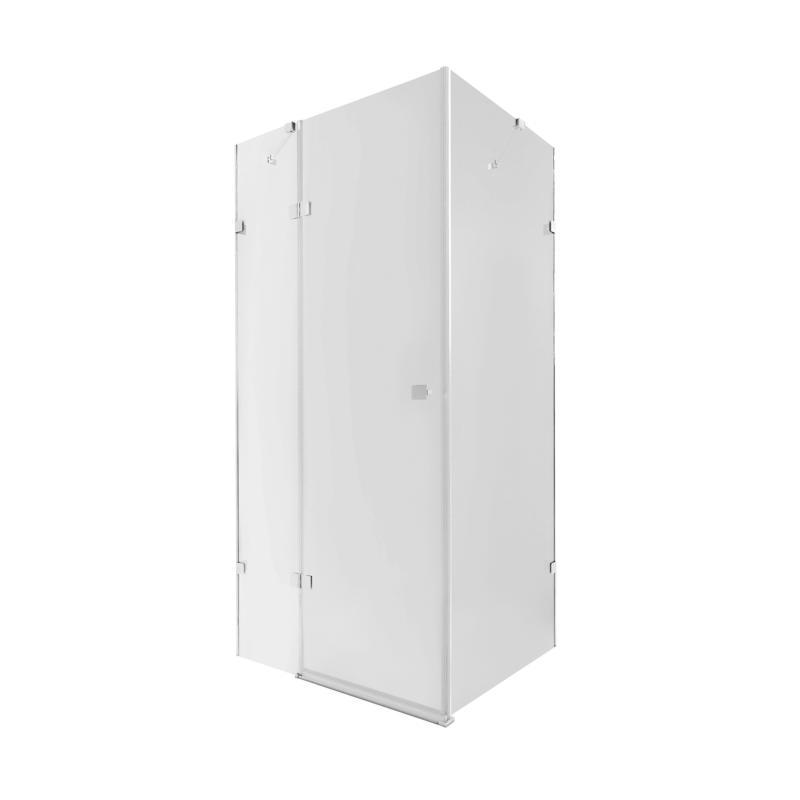 Душова кабіна Qtap Capricorn CRM1018RC6 100х80х190 см без піддону прямокутна скло прозоре CalcLess