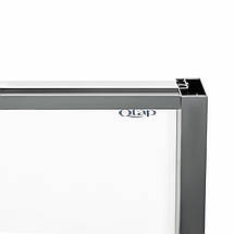 Душова кабіна Qtap Scorpio CRM10995-AC6 90х90х200 см без піддону хром скло прозоре розпашні двері, фото 5