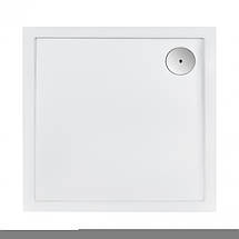 Набір Qtap душова кабіна Presto WHI1099SP5 Pear 90x90х197 см + низький піддон Tern 309912C із сифоном, фото 5