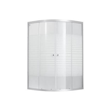 Душова кабіна Lidz Wieza SC 90x90 SAT.MID.L скло Linie 4 мм без піддона, фото 1
