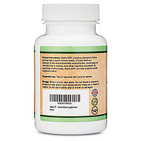 Альфа-ГПХ Double Wood Supplements Alpha GPC 300 mg 60 capsules UL, код: 8065563