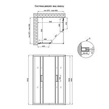 Душова кабіна Qtap Taurus CRM1011SC6 100x100х190 см без піддону хром скло прозоре покриття CalcLess, фото 3