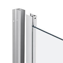 Душова кабіна Qtap Taurus CRM1011SC6 100x100х190 см без піддону хром скло прозоре покриття CalcLess, фото 4