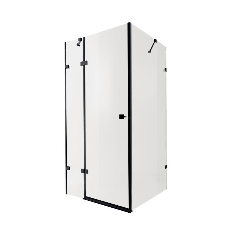 Душова кабіна Qtap Capricorn BLA10128RC6 120x80х190 см без піддону скло прозоре покриття CalcLess