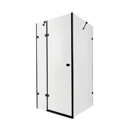 Душова кабіна Qtap Capricorn BLA10128RC6 120x80х190 см без піддону скло прозоре покриття CalcLess, фото 1