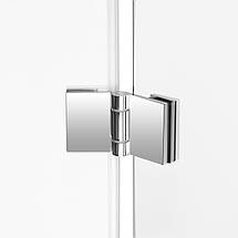 Душова кабіна Qtap Capricorn CRM10128RC6 120x80х190 см без піддону скло прозоре покриття CalcLess, фото 6