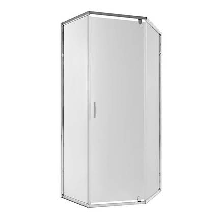Душова кабіна Qtap Scorpio CRM10115-AC6 100x100х2000 см без піддону скло прозоре покриття CalcLess, фото 1