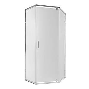 Душова кабіна Qtap Scorpio CRM10115-AC6 100x100х2000 см без піддону скло прозоре покриття CalcLess