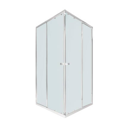 Душова кабіна Qtap Pisces CRM109-11SP5 90-105x90-105х190 см без піддону скло матове розсувні двері, фото 1