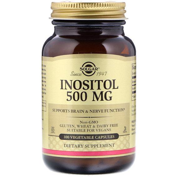 Инозитол Solgar Inositol 500 mg 100 Veg Caps UL, код: 7519128 - фото 1 - id-p2171308614