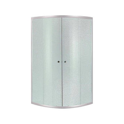 Душова кабіна Lidz Latwa SC 80x80х185 см SAT.LOW.FR без піддону скло Frost 4 мм, фото 1